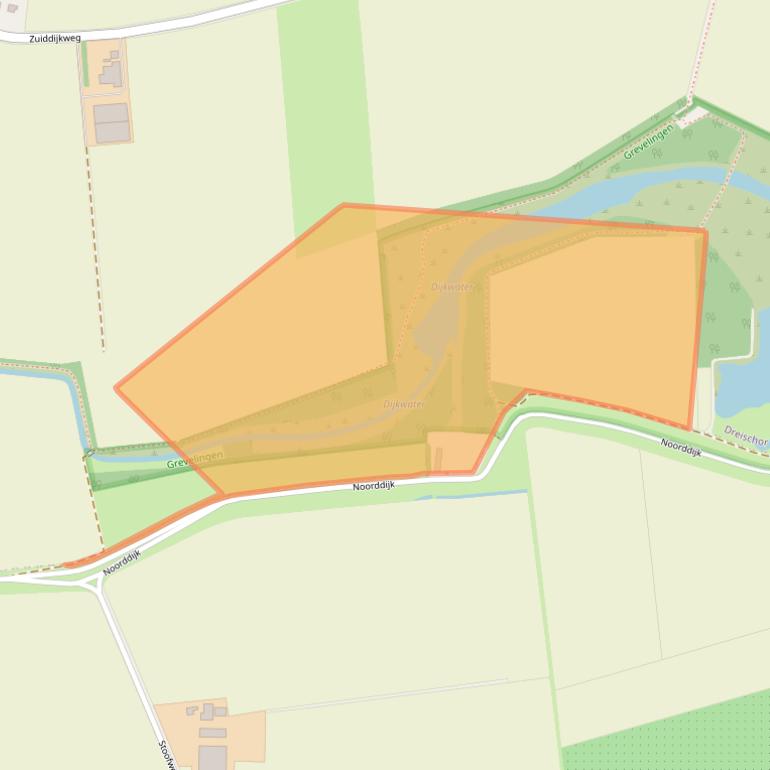 Kaart van postcodegebied 4315NA.