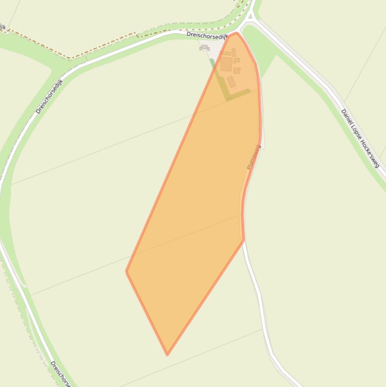 Kaart van postcodegebied 4315PK.