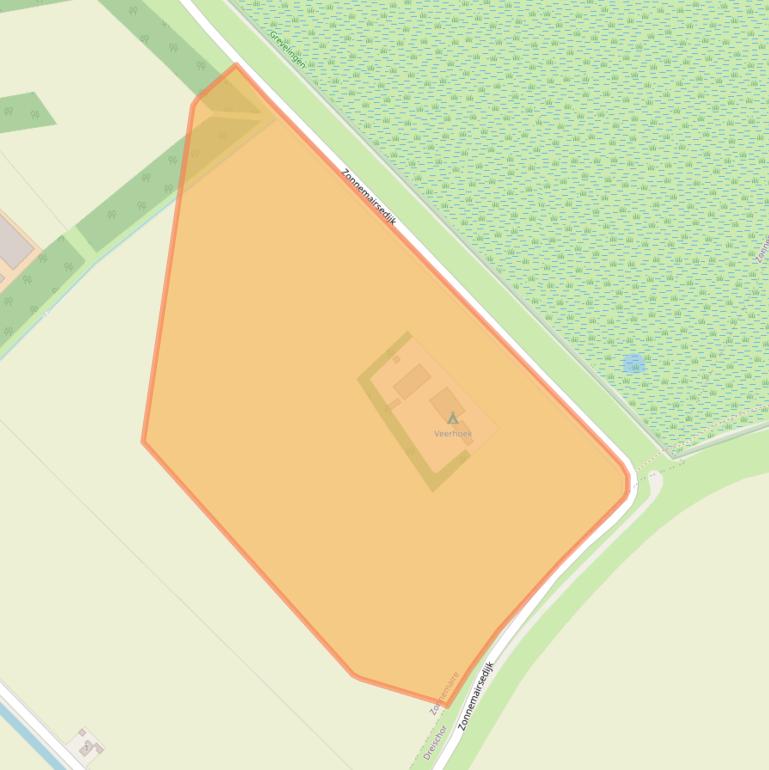 Kaart van postcodegebied 4316PB.