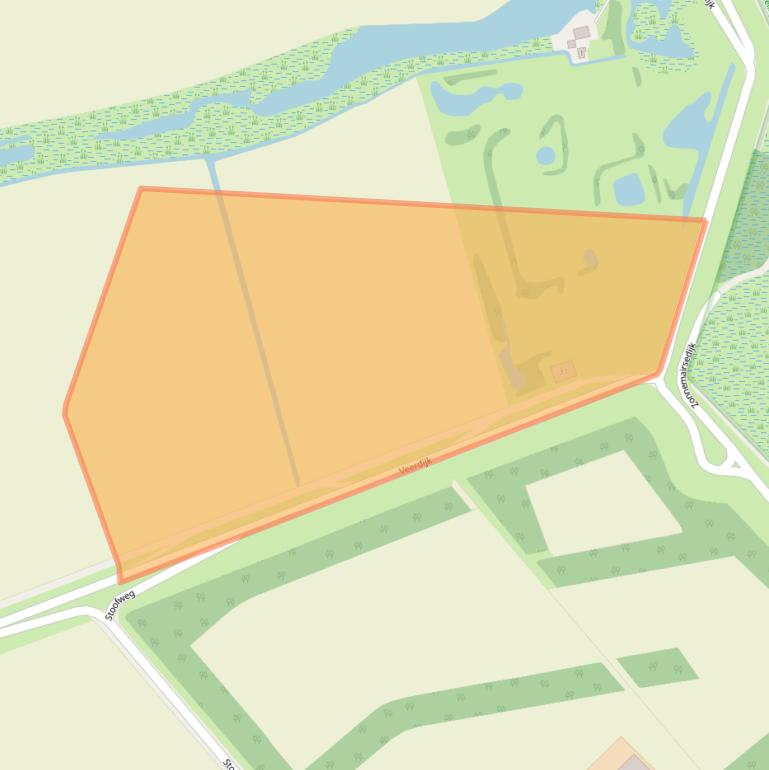 Kaart van postcodegebied 4316PJ.