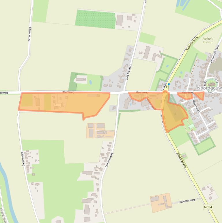 Kaart van postcodegebied 4317AJ.