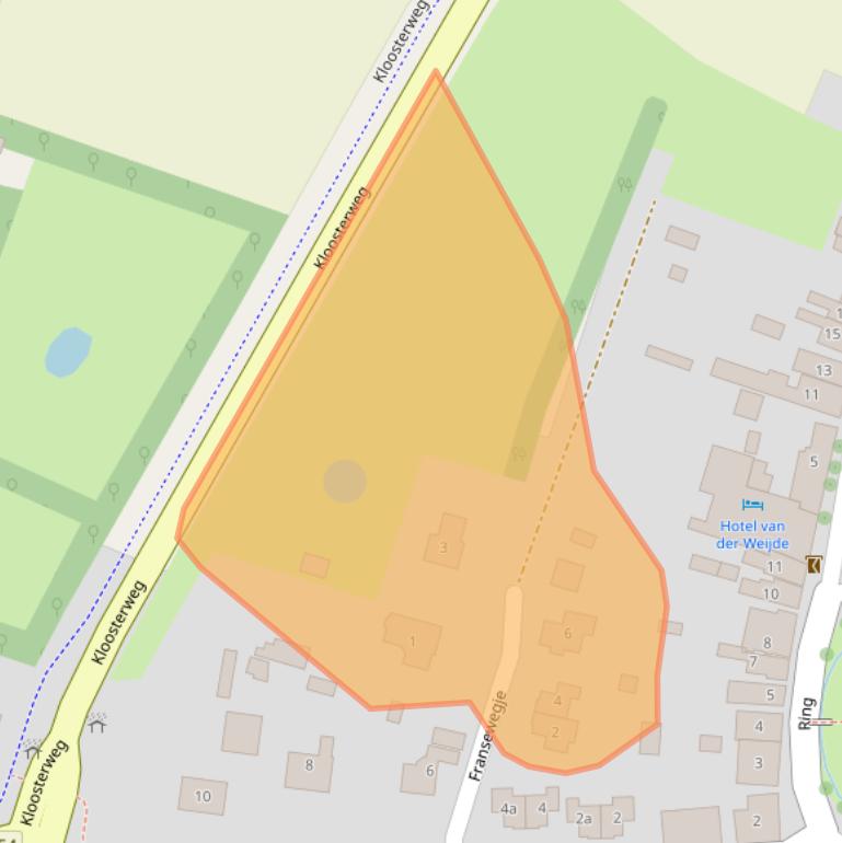 Kaart van postcodegebied 4317AR.