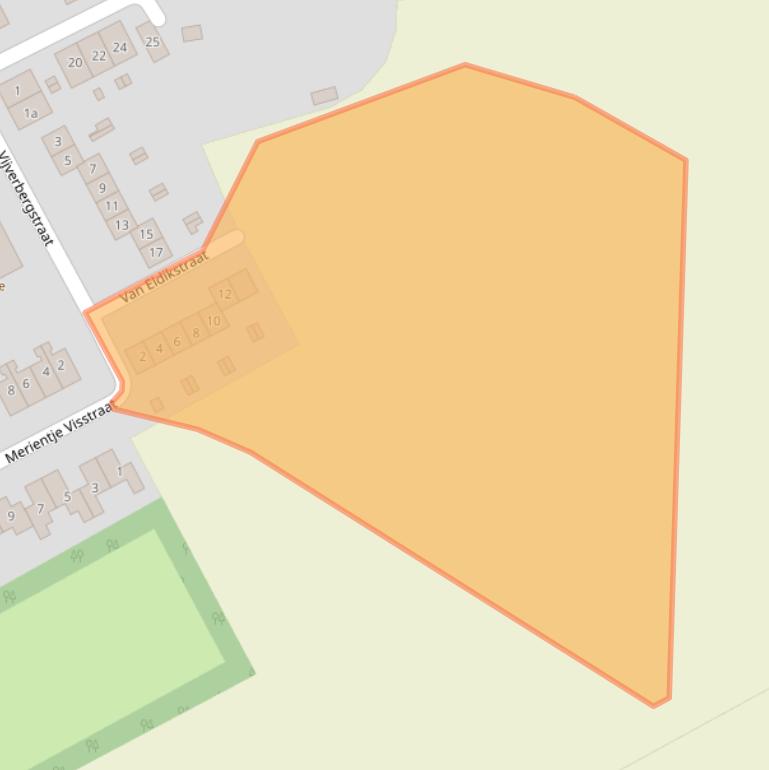 Kaart van postcodegebied 4317BB.