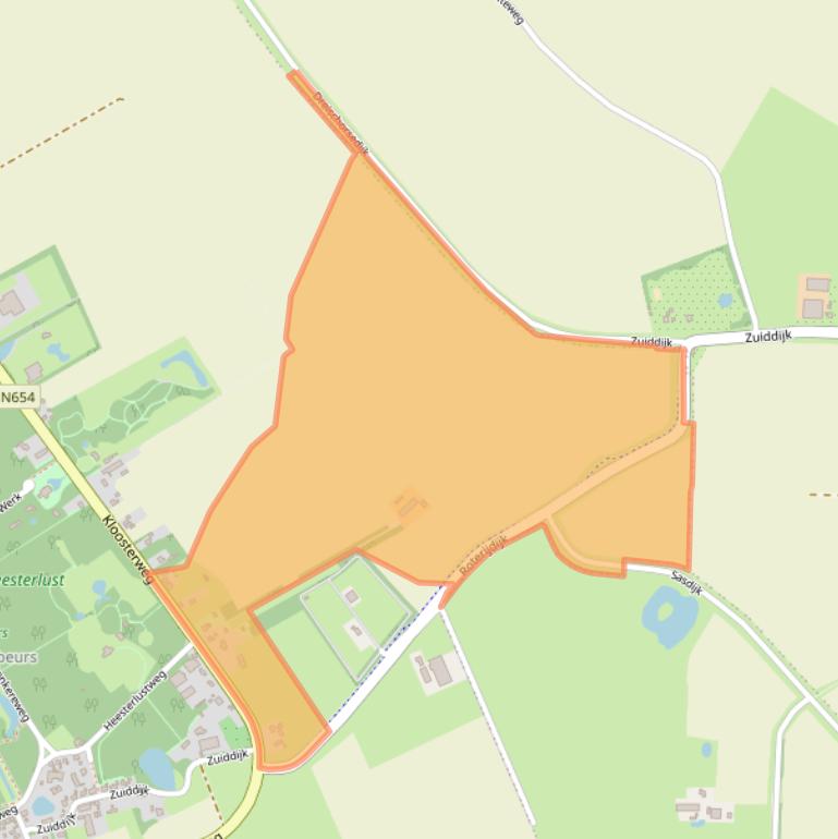 Kaart van postcodegebied 4317NG.