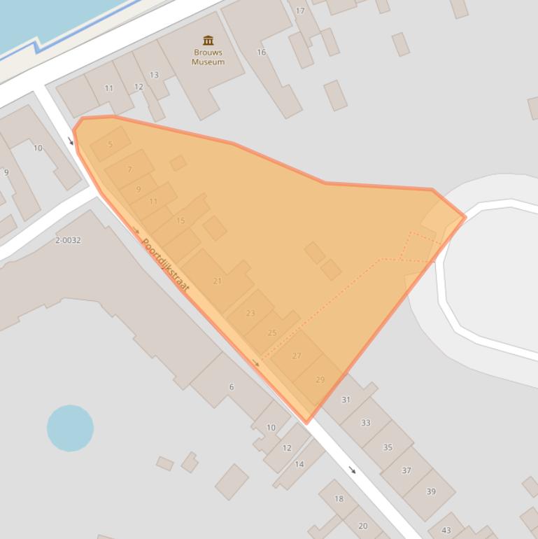 Kaart van postcodegebied 4318AL.