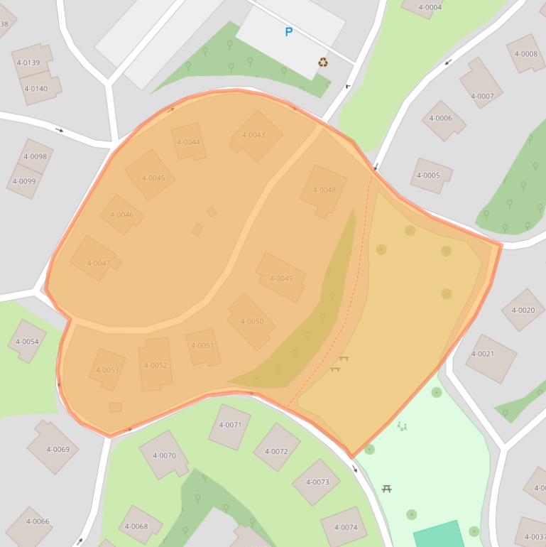 Kaart van postcodegebied 4321PP.