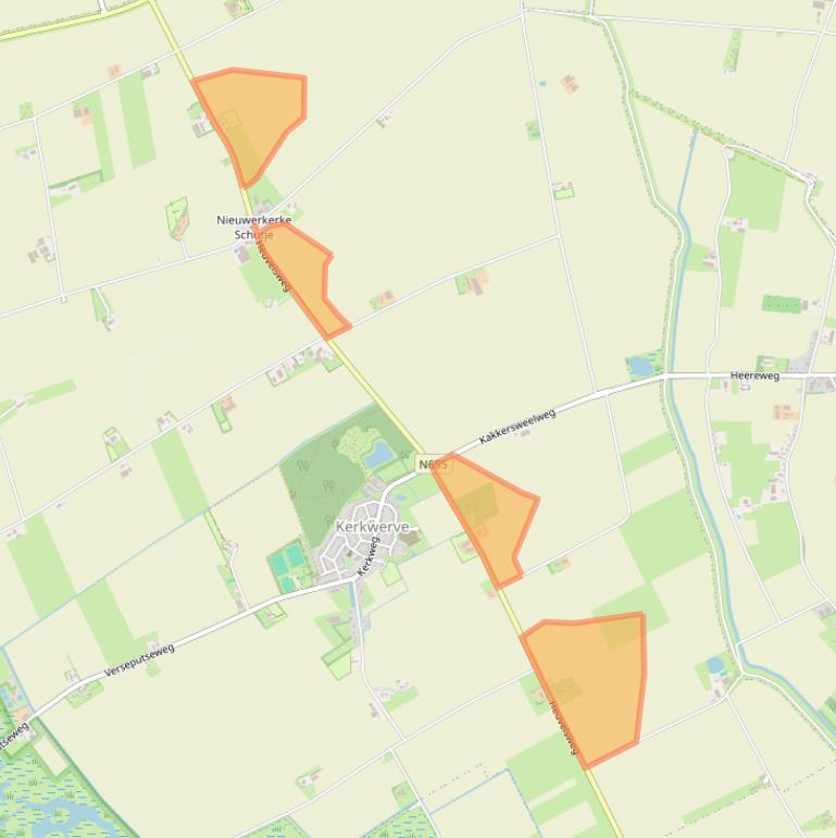 Kaart van postcodegebied 4321TG.