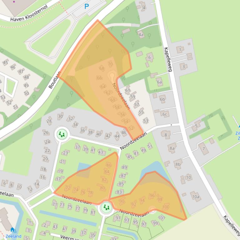 Kaart van postcodegebied 4322DM.