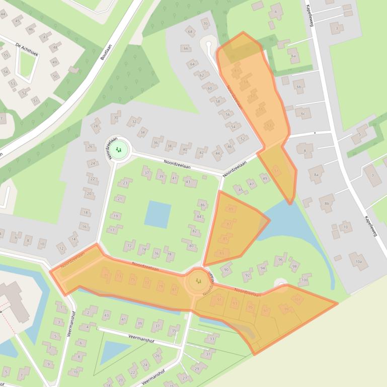 Kaart van postcodegebied 4322DP.