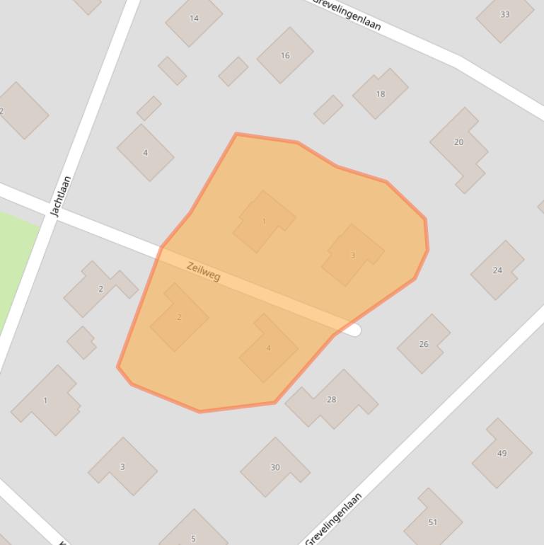 Kaart van postcodegebied 4322EH.