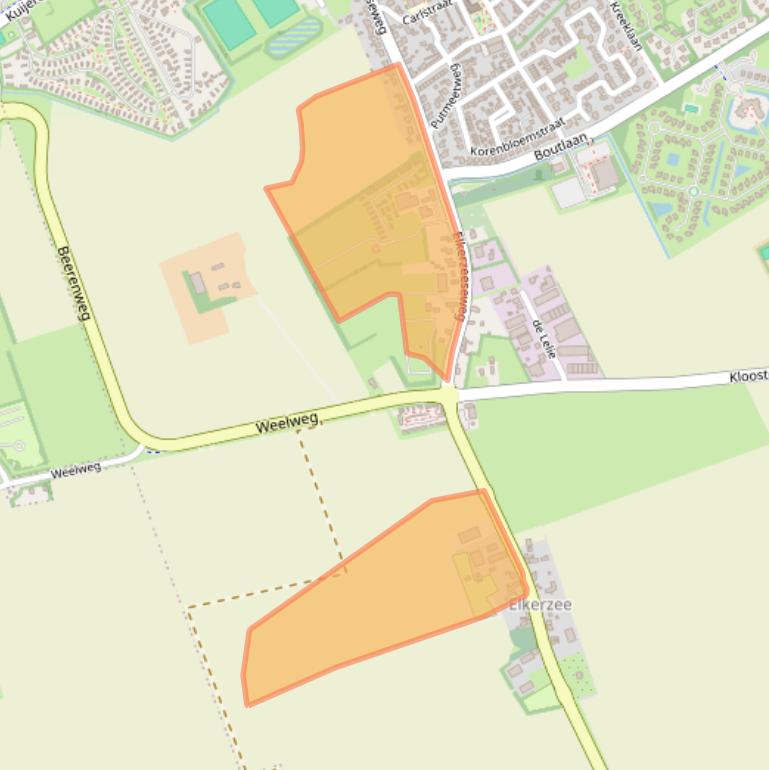 Kaart van postcodegebied 4322NB.