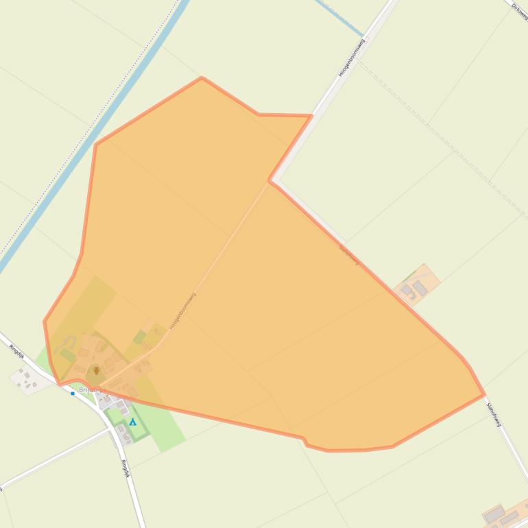 Kaart van postcodegebied 4322TG.