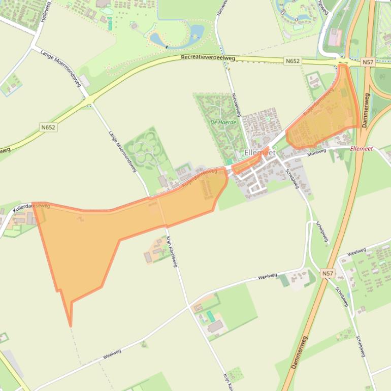 Kaart van postcodegebied 4323LC.