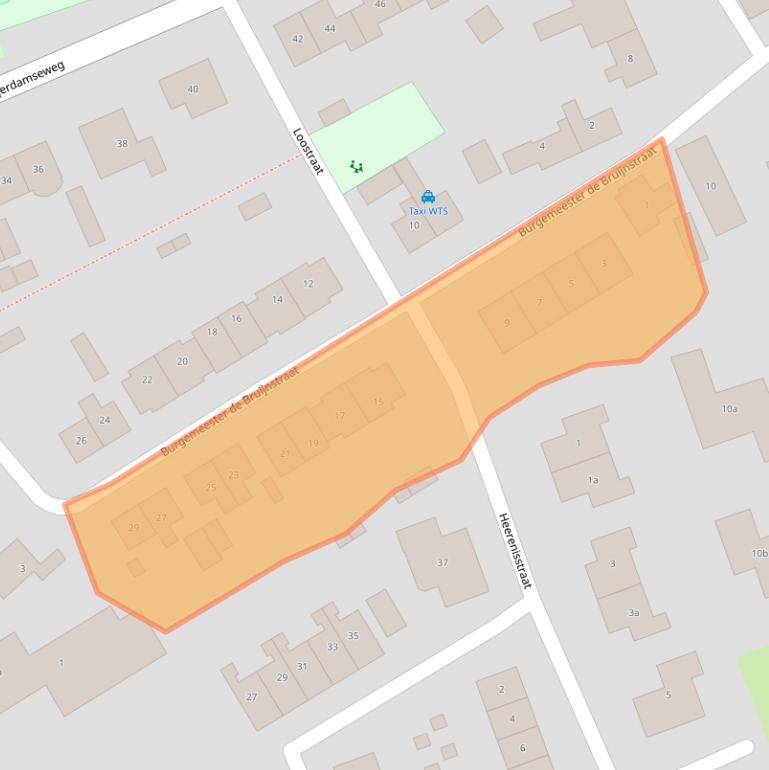 Kaart van postcodegebied 4323LG.