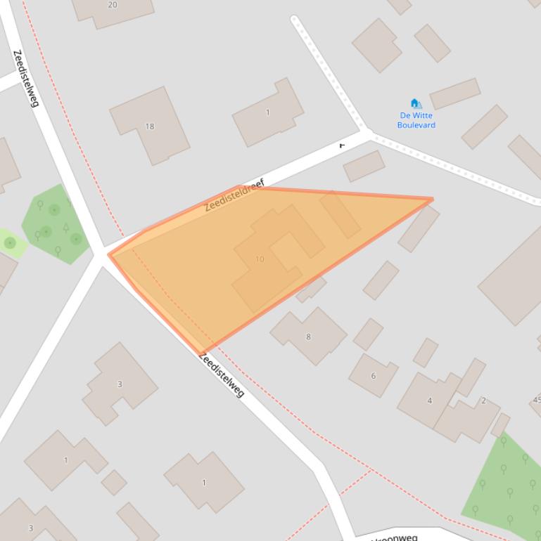 Kaart van postcodegebied 4325BM.