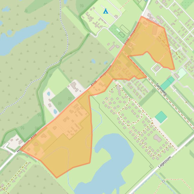 Kaart van postcodegebied 4325CJ.