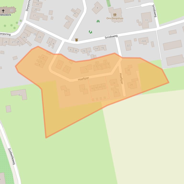 Kaart van postcodegebied 4326AG.