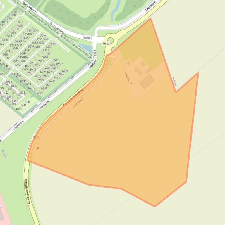 Kaart van postcodegebied 4326SK.