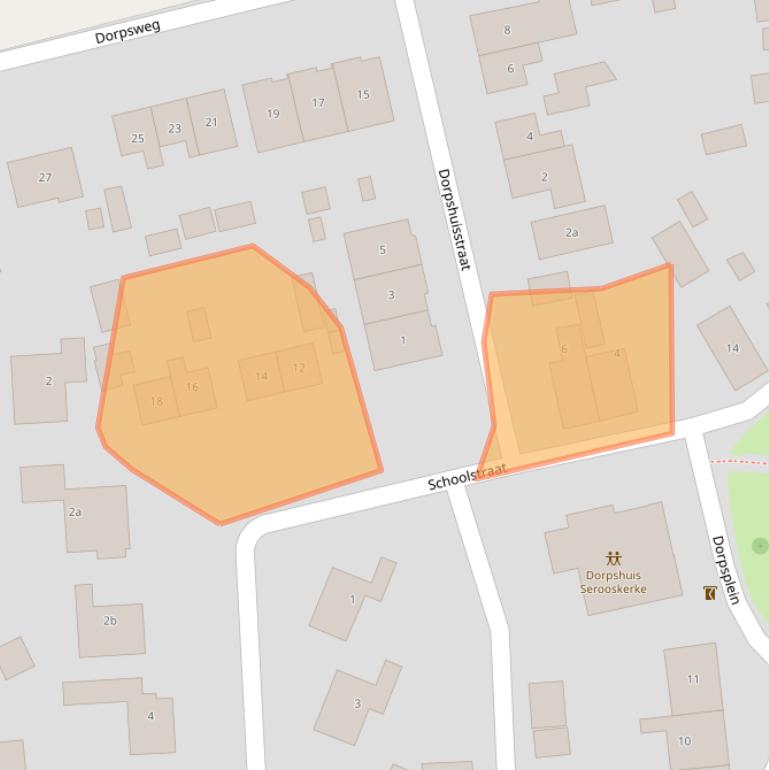 Kaart van postcodegebied 4327AC.