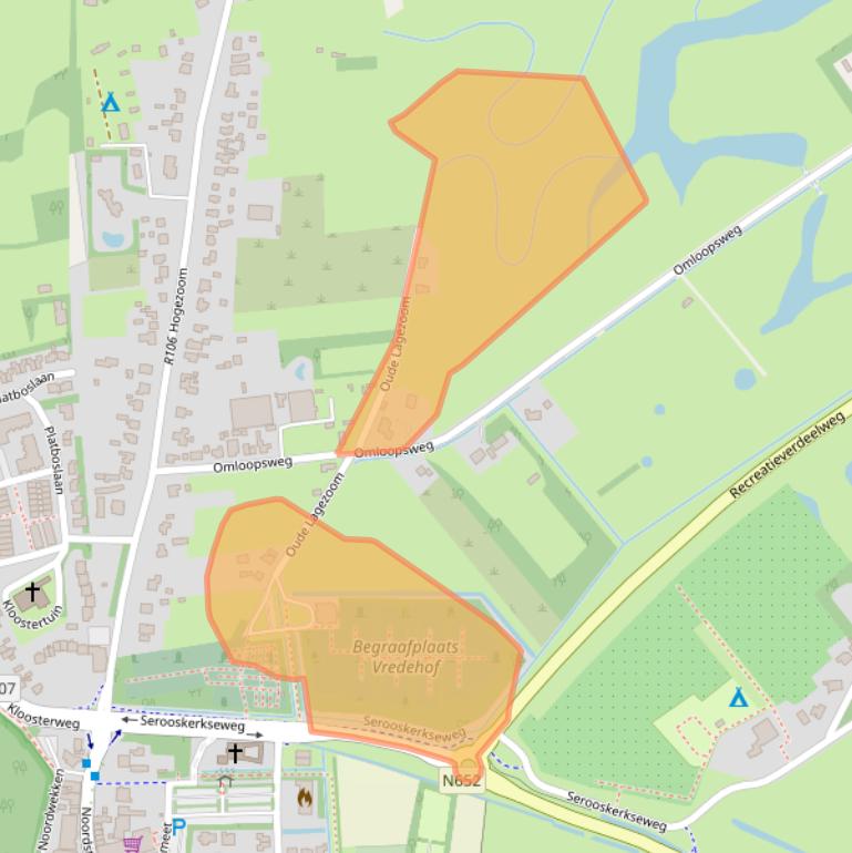 Kaart van postcodegebied 4328ED.