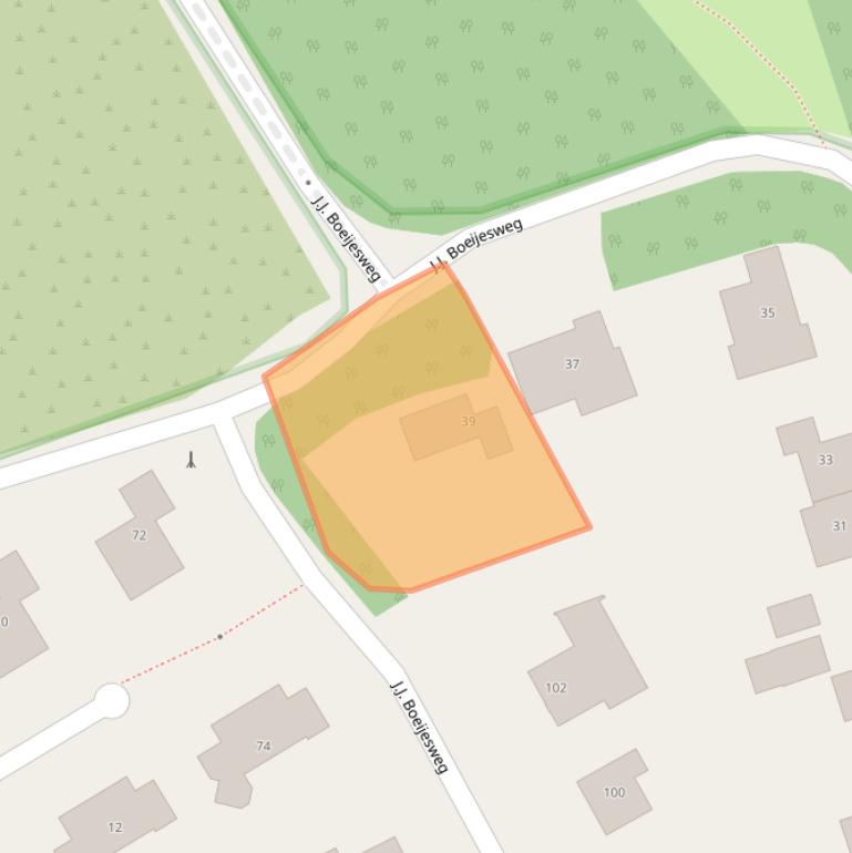 Kaart van postcodegebied 4328GZ.