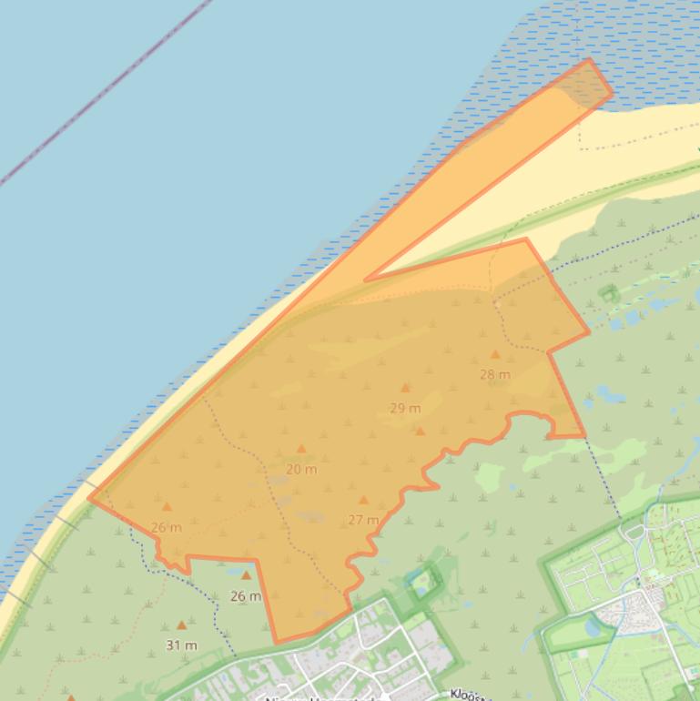 Kaart van postcodegebied 4328KM.