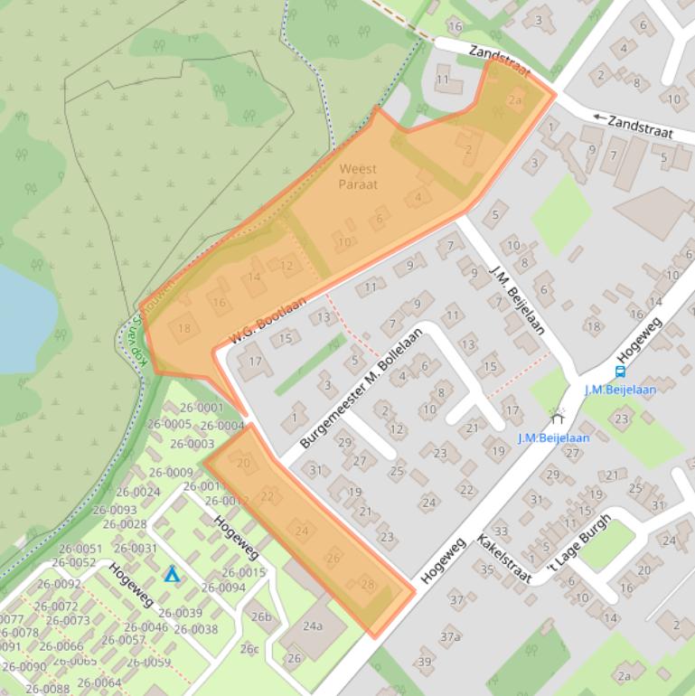 Kaart van postcodegebied 4328LS.