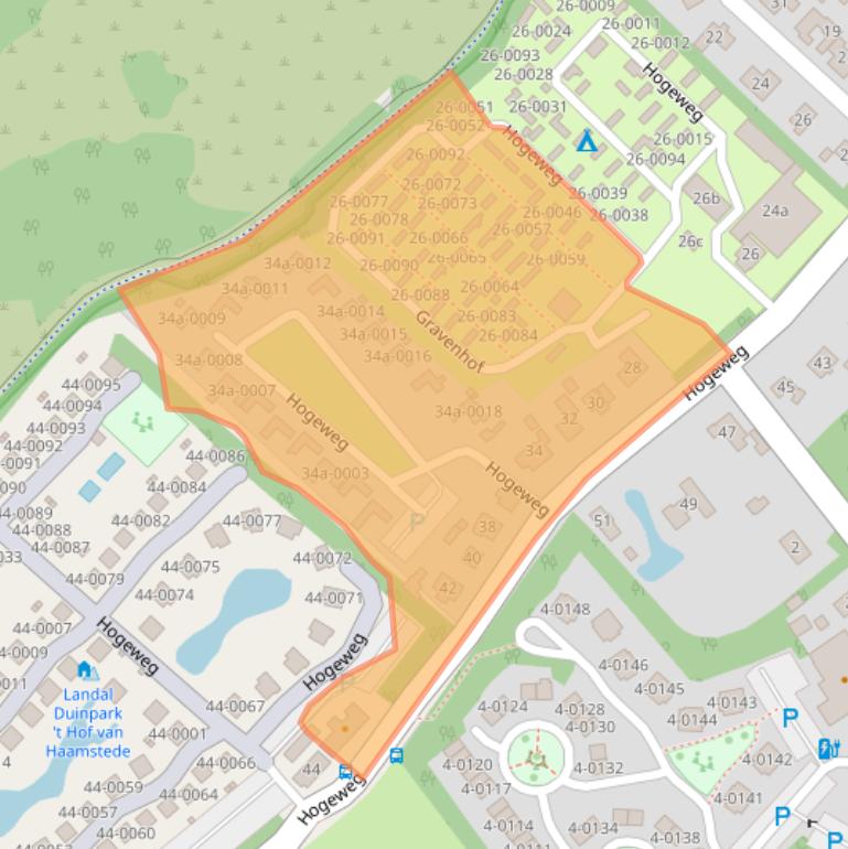 Kaart van postcodegebied 4328PE.