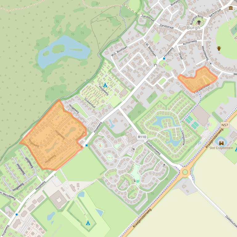 Kaart van postcodegebied 4328PG.