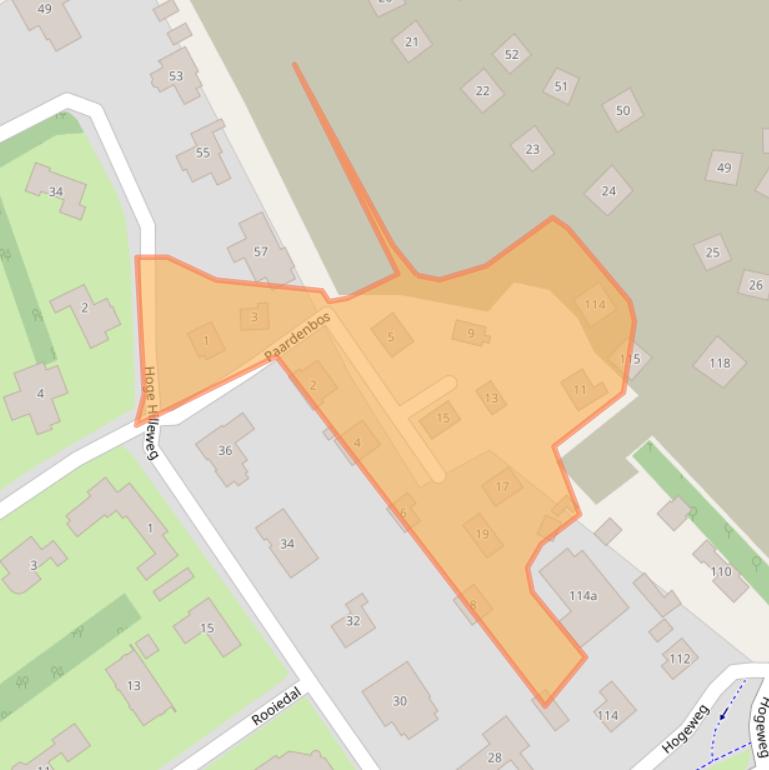 Kaart van postcodegebied 4328PR.