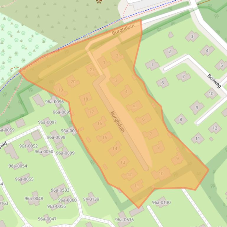 Kaart van postcodegebied 4328PS.