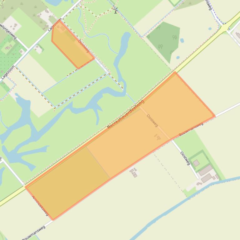 Kaart van postcodegebied 4328SP.