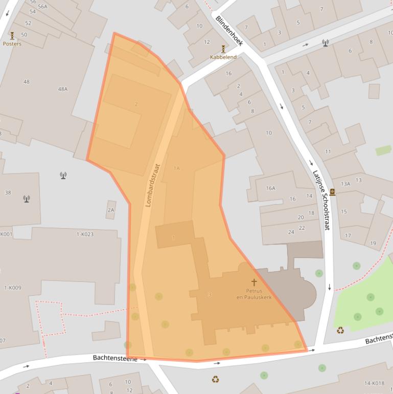 Kaart van postcodegebied 4331AA.