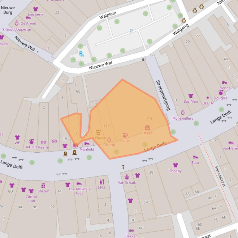 Kaart van postcodegebied 4331AK.