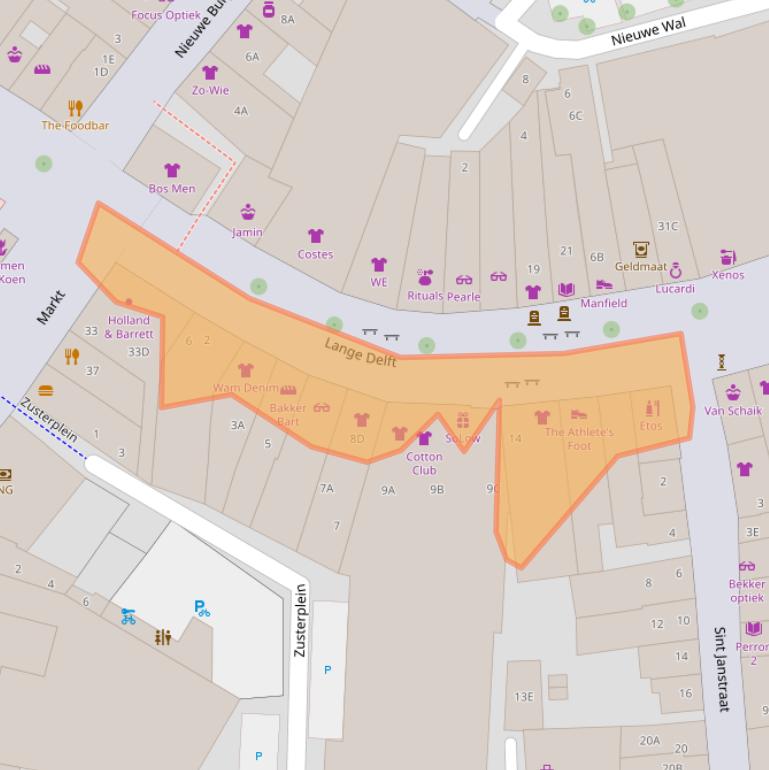 Kaart van postcodegebied 4331AN.