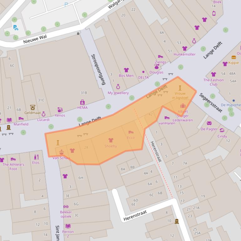 Kaart van postcodegebied 4331AP.