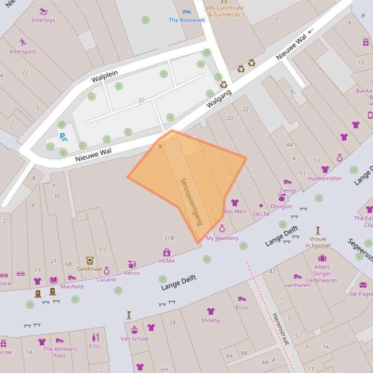 Kaart van postcodegebied 4331AV.