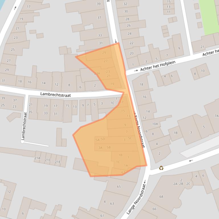 Kaart van postcodegebied 4331CG.