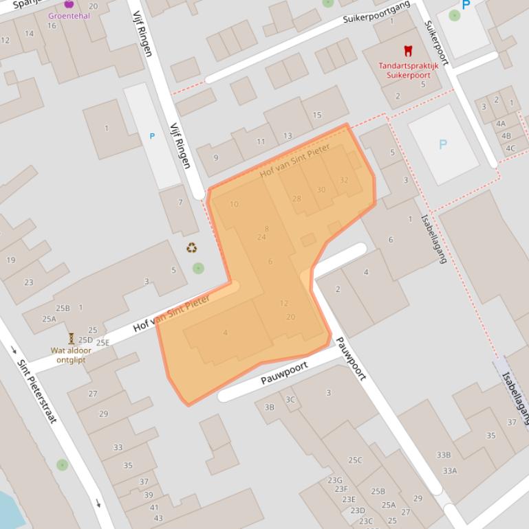 Kaart van postcodegebied 4331DB.