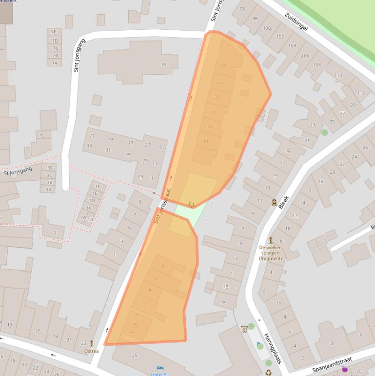 Kaart van postcodegebied 4331EH.