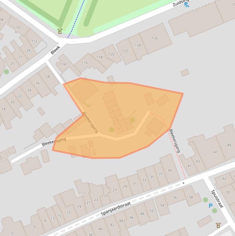 Kaart van postcodegebied 4331EM.