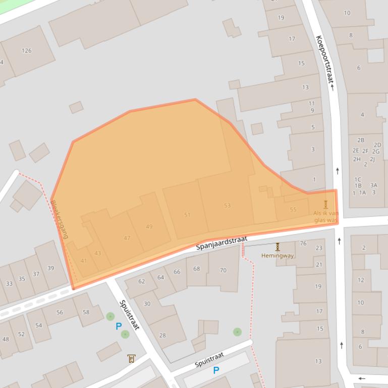 Kaart van postcodegebied 4331EP.