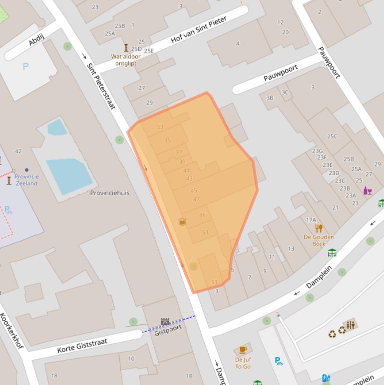 Kaart van postcodegebied 4331EV.