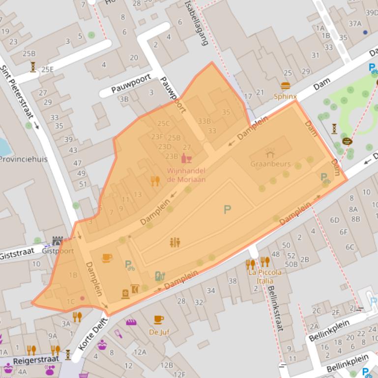 Kaart van postcodegebied 4331GC.