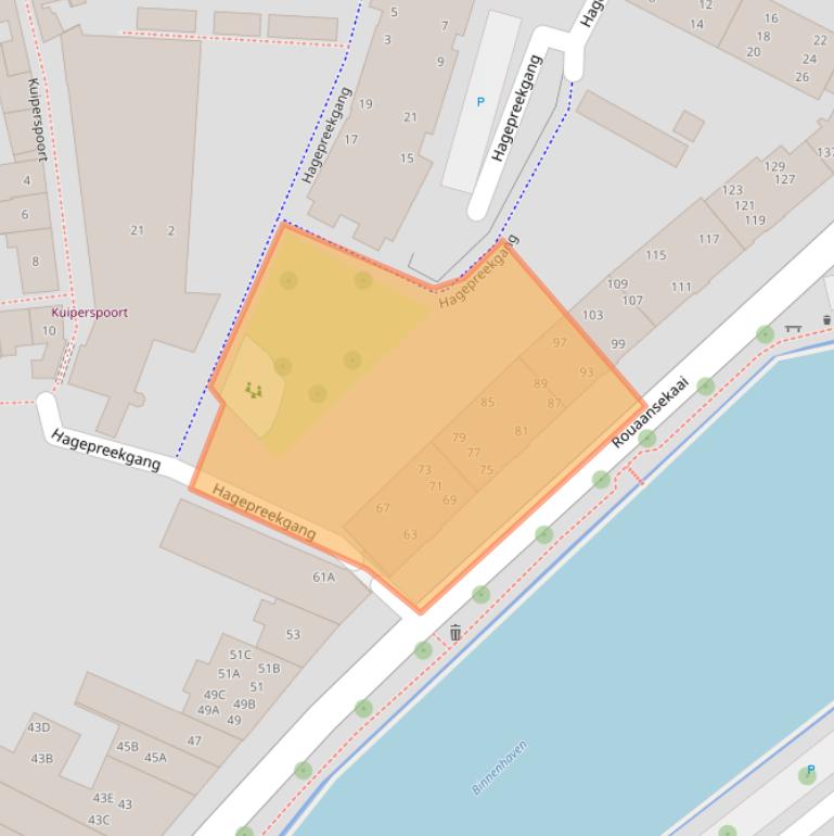 Kaart van postcodegebied 4331HD.