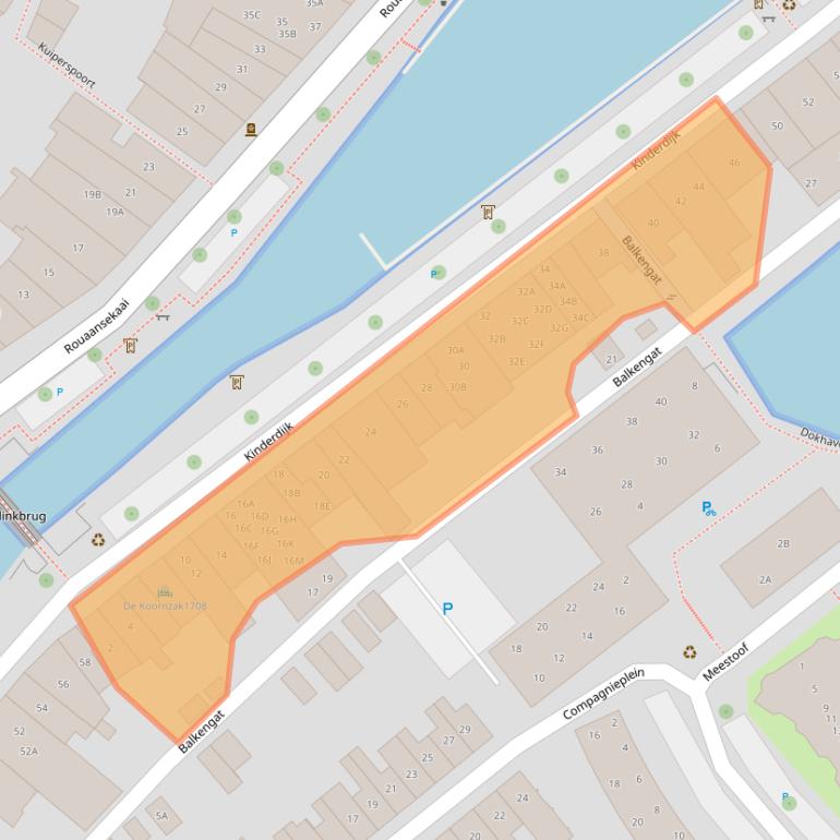 Kaart van postcodegebied 4331HG.