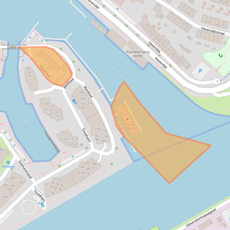 Kaart van postcodegebied 4331HJ.