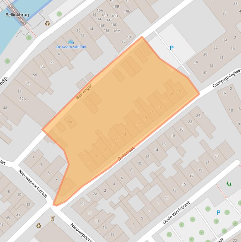 Kaart van postcodegebied 4331HK.