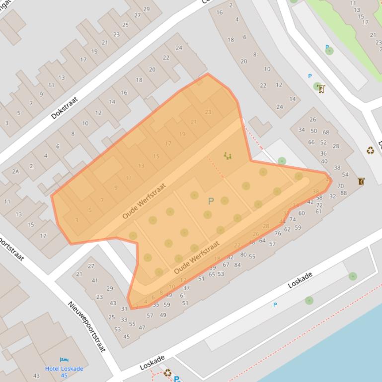 Kaart van postcodegebied 4331HM.