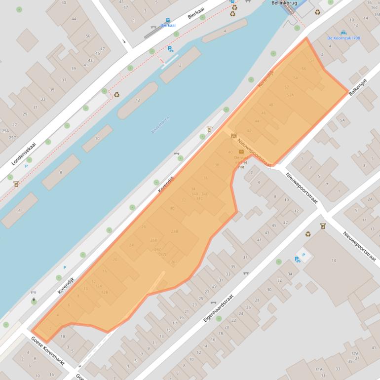 Kaart van postcodegebied 4331HP.